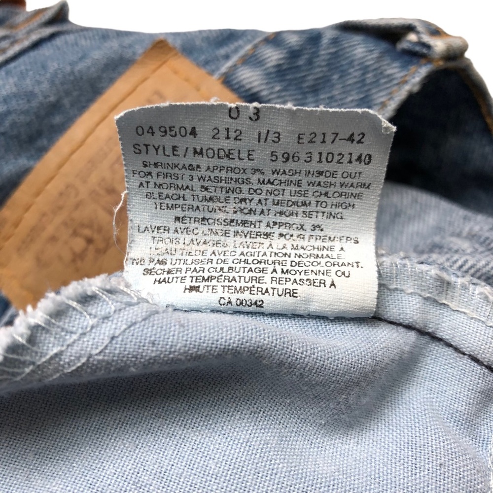 Levi’s Vintage 631 Orange Tab Women’s Size 27 Medium Stone Wash - Picture 13 of 13